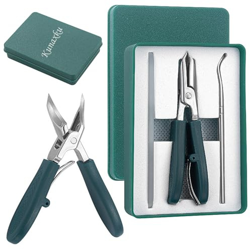 Taglia Unghie per Piedi,Tronchesino Tagliaunghie per Piedi tagliaunghie Professionale per Unghie Spesse o Incarnite,Tagliaunghie Incarnite Set, Uomo o Anziani, Pedicure Strumenti