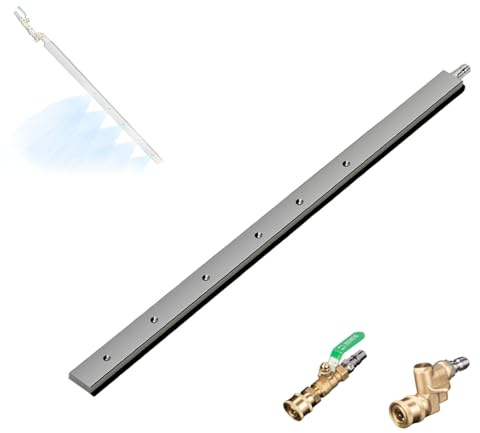 Varilla De Limpieza De Radiadores, Limpiador De Radiadores De Acero Inoxidable, Herramienta De Limpieza De Radiadores, con Acopladores RáPidos Y Cepillo (100cm(38in)