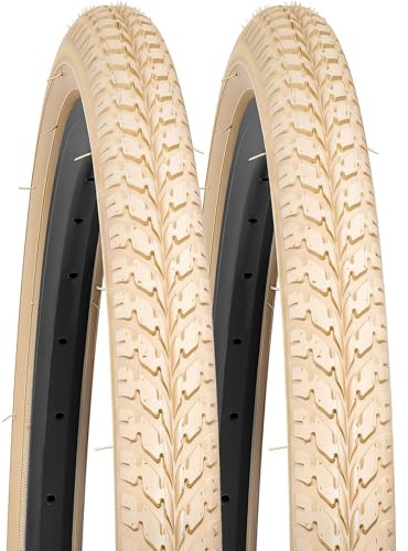 YunSCM 2 neumáticos plegables de bicicleta de 26 pulgadas, 26 x 1,50 cm, cubierta 40-559, compatible con 26 x 1,50 ciudad/carretera neumáticos
