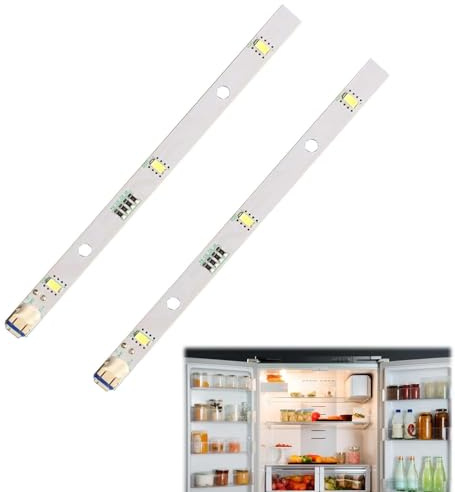 2 tiras de luz LED para frigorífico RONGSHENG/HISENSE, tiras de luz para frigorífico, compatible con Rongsheng/Hisense E349766 MDDZ-162A 1629348 DC12V