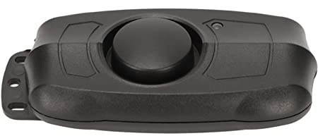 KUIDAMOS Kabelloser Fahrradalarm, Wasserdicht, 113 DB, Wiederaufladbarer Vibrationsalarm mit Fernbedienung für Zuhause, Schwarz, Diebstahlsicherungssystem für Fahrräder, Motorräder, Türen, IP55 und