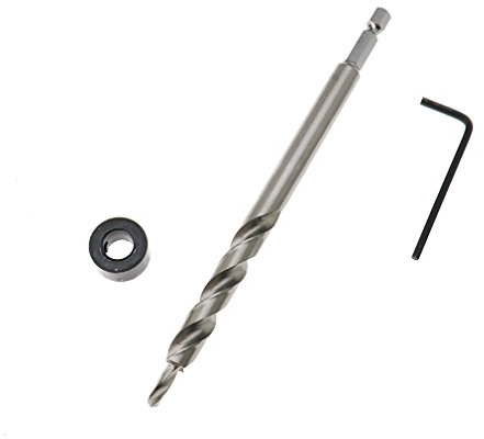 3/8 Hex Twist Step Drill Bit Wrench Set For Kreg Pocket Hole Drill Jig Guide