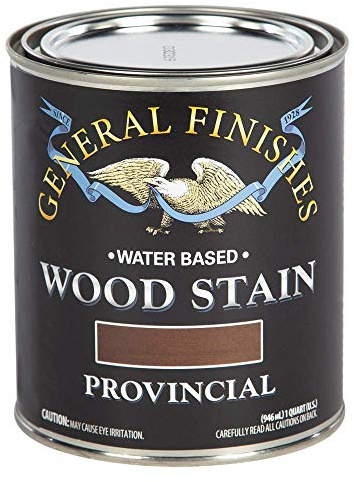 General Finishes Water Based Wood Stain, 1 Quart, Provincial