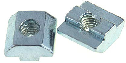 Odinest T Nuts Tee Sliding Slot Nuts 40 Series M8 Threaded Slide in Pre-Assembly for 40x40 Aluminum Extrusions Frame with Profile 4040 Sereis 8mm Slot for CNC Router Build Rail 3D Printer 12pcs