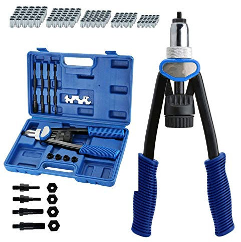 Pince à riveter professionnelle avec 150 écrous à rivets M5 M6 M8 M10 M12