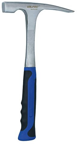 971 grammi tutto il mattone d'acciaio del martello del mattone strato che posa scheggiando la presa di gomma della muratura