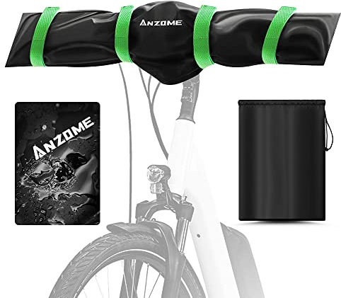 ANZOME Ebike Lenkerschutzhülle 92cm Transportschutz wasserfest & Staubgeschützt, Regenschutz Lenkerschutz Schutzhülle mit Wasserdichte Reißverschlüsse & 4 Klettverschlüssen