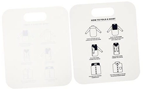 Cabilock 2pièces Planche à Pliage De Vêtements pour Rangement Pratique Et Ordonné des Chemises Shirts Outil De Pliage pour Adultes