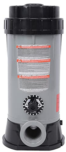 KOSDFOGE Alimentatore Chimico Automatico, CL 200 Alimentatore Chimico Automatico Dispenser di Cloro Clorinatore Attrezzature per la Disinfezione della Piscina