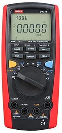 UNI-T Uni-trend Multimeter clamp meter UT71A/UT71B/UT71C/UT71D/UT71E Middle Size Intelligent Digital Multimeter AC/DC Volt Ampere Ohm Capacitance Temperature test Meter(UT71E)
