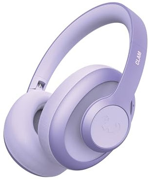Fresh 'n Rebel Clam Ace Casque Bluetooth Supra-Auriculaire avec Réduction de Bruit Active Hybride, sans Fil, 60h d'autonomie, avec Microphone ENC, Charge Rapide, Réduction du Bruit du Vent (Violet)