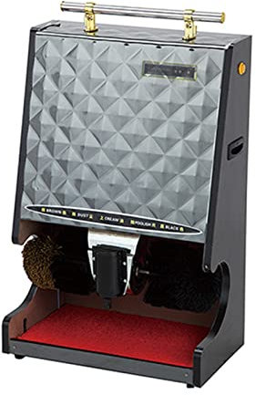 Macchina lucidascarpe Macchina lustrascarpe automatica commerciale, Lucidatrice per scarpe a induzione elettrica, Lucidatrice E, Spazzola doppia combinata, Pulizia facile, Lucidatrice pulita (St