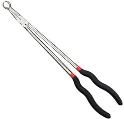 Semeany 16 400 mm O-Bend spetstång plus lång öppning fiske bil reparationstång lång klämma 14 mm