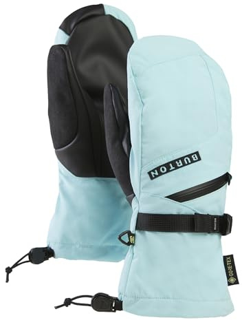 Burton Women’s Gore-TEX Insulated Mittens – Waterproof Winter Snowboard Mittens – Light Teal, XS