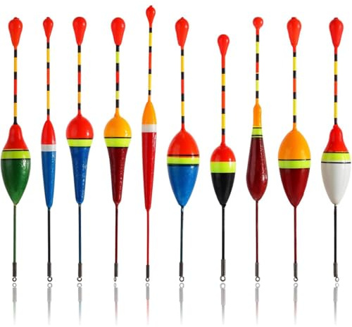 WUSJCOF Angelposen Set - Leichte und Empfindliche Posen für Angeln, Schwimmer für Forellenpose, Angelzubehör Posen und Bobber, Gleitposen für Anfänger und Kinder
