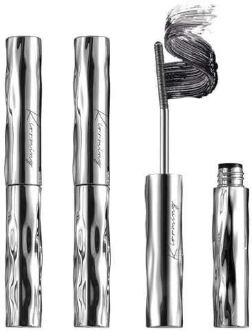 2PCS Small Steel Pipe Mascara Primer, 2025 Upgrade Waterproof Long Curling Mascara Primer,Iron Wand Mascaras,Waterproof & Sweat Resistant Long Lasting Curling,Lengthening & Volumizing,Enlarge Your Eye