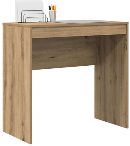 vidaXL Escritorio Roble Artesanal 80 x 40 x 76 cm, Escritorio Compacto, Estilo Moderno, Espacio Ergonómico, Mesa de Escritura Funcional para Habitaciones Pequeñas