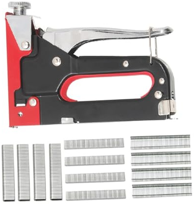 SEWACC Grapadora Manual de Alta Resistencia Herramienta Multifuncional para Clavos T para Manualidades y Carpintería