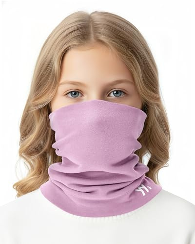 YANIKY Kinder Schlauchschal Halstuch, Winddichte Kreisschlaufen Multifunktionstuch, Leichter Atmungsaktiver Neck Warmer Für Skifahren Und Outdoor Winter Aktivitäten Mädchen und Jungen