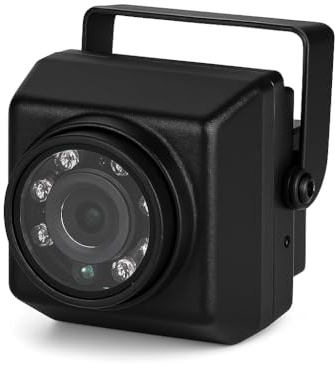 Watilon 4K 8MP Mini cámara IP POE impermeable - 48V Ultra HD cámara de seguridad para exteriores con visión nocturna IR de 940 nm, acceso remoto P2P, lente de 3.6 mm, compatible con LinkLemo
