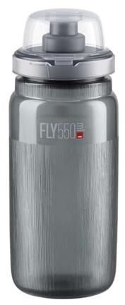 Elite Fly MTB Tex - Botella de agua (550 ml), color blanco y multicolor