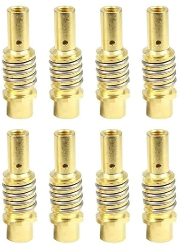 Helilyco 8 x Kontaktspitzen-Halter, Diffusor für 15AK Schweißbrenner, Metall, Standardgröße