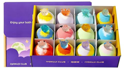 Badbubblor - 12 Delar Doftsaltbollset Med Leksaker | Skummande Bubbelbad, Överraskningsbadbomber För Fru, Flickor, Män, Familj, Vuxna, Mamma, Ungdom, Och Resor