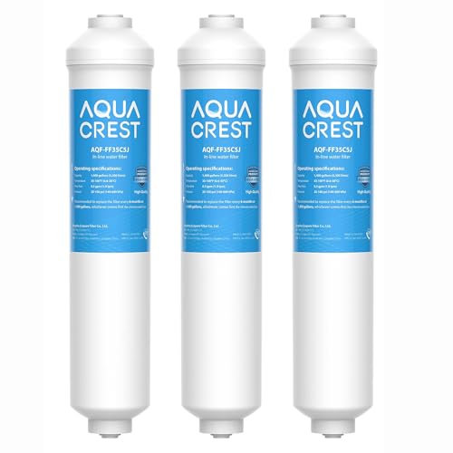 AQUACREST Filtre Frigo Remplacement pour Filtre Frigo Samsung® DA29-10105J HAFEX/EXP, DA2010CB DA99-02131B, LG® 5231JA2010B (3)