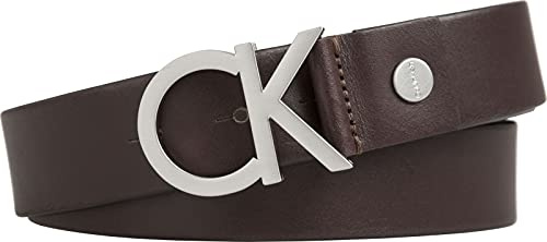 Calvin Klein Herren CK ADJ. BUCKLE BELT Gürtel, per pack Braun (TURKISH COFFE 201), 95|#95|#675 (Herstellergröße: 95)
