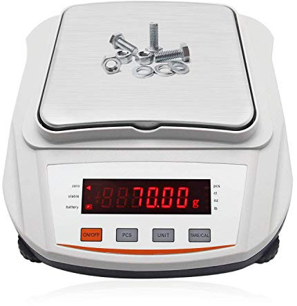 Bonvoisin Laborwaage 100gx0.01g Präzisions-Digitalwaage Analytische Waage Schmuckwaage Laborwaage Waage Wissenschaftliche Waage Küchenwaage Elektronische Balance 10mg Lesbarkeit (100g, 0,01g)