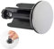 Messing Waschbeckenstöpsel, 1 Pack, Ø 40 mm Oberseite, Chrom-Finish, mit 20 bis 40 mm verstellbarem Exzenter Zapfen, für Waschbecken im Badezimmer, Abflussstopfen Waschbecken, Ablaufstopfen Waschtisch