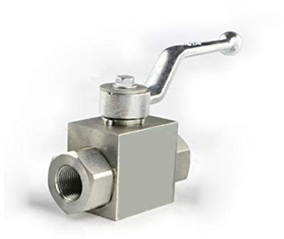 Vogueing Tool Hydraulischer 2-Wege Kugelhahn Ablaufventil 304 Edelstahl Innengewinde Hebel Absperrventil für Warm- und Kaltwasseranlagen DN8
