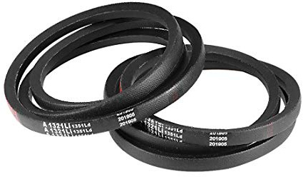 sourcing map A1321 Keilriemen 1321mm Innenumfang 13mm Obere Breite 8mm Dicke A-Profil-Gummiantriebsriemen Zahnriemen Flachriemen 2 Stück