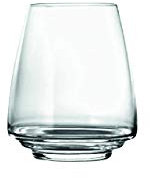 Zafferano Esperienze Acqua-Vini Bianchi Bicchiere in Tumbler Vetro, Altezza 110 mm, Diametro 89 mm, Capacità 45 cl - Set 6 Pezzi