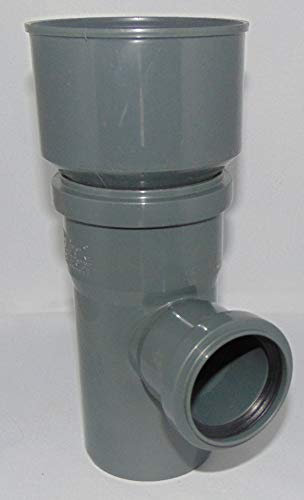 DN70x50mm Regenwassersammler Regensammler Füllautomat Regenwasser Sammeln in Kunststoff