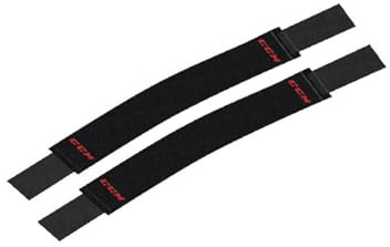 CCM S21 Shin Guard Straps Black Beingummi