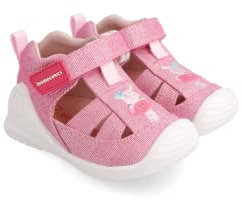 Biomecanics 222173-B, Sandalia Niñas, Fucsia (Wallis), 21 EU