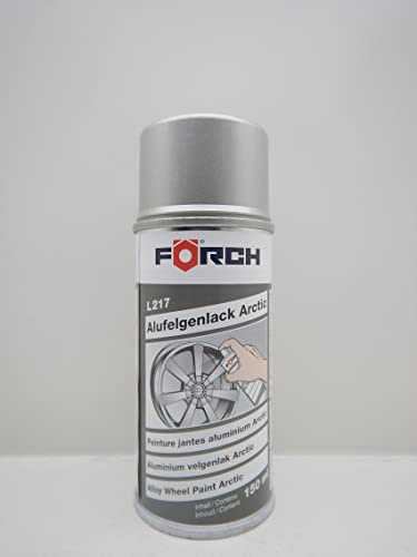 FELGENLACK LACK FELGE ALUFELGEN ARCTIC SILBER LACKSPRAY SPRAY FARBE 150ML (1)
