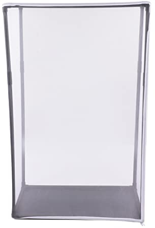 Oumefar Outdoor Mesh Cage Cage D'élevage D'insectes Pliable avec Tuyau en PVC pour L'extérieur 42 X 76 X 122 Cm