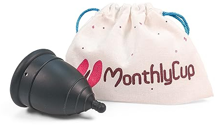 MonthlyCup - Coppetta mestruale Made in Sweden | Taglia Plus | Per cicli forti | Riutilizzabile | 100% silicone medico