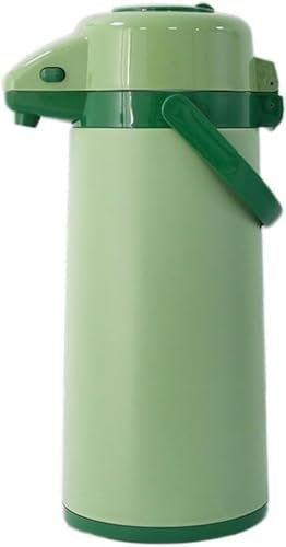 Théière isolée, pichet à café isotherme, bouillotte 2200 ml de grande capacité, bouteille d'eau isolée domestique, pression d'air, bouteille d'eau chaude extérieure, pot isolant (couleur : blanc)(Dark