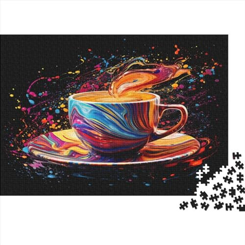 Teacups 1000 Piece Jigsaw Puzzle for Adult Kids Toy Intellectual Game Educational Game for Adult Child Stress Relief Home Decoration Jigsaw Puzzles 1000pcs (75x50cm)