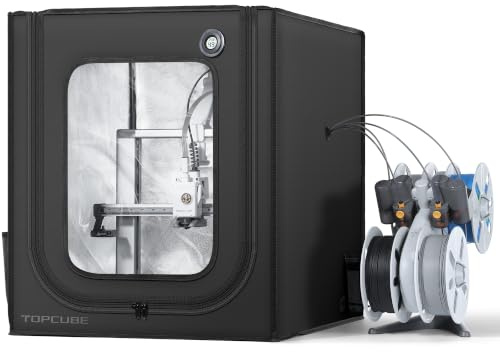 3D Drucker Gehäuse für Bambu Lab A1, 3D Drucker Abdeckung mit LED Licht, TOPCUBE Konstante Temperatur 3D Pinter Enclosure 580 * 670 * 670 mm