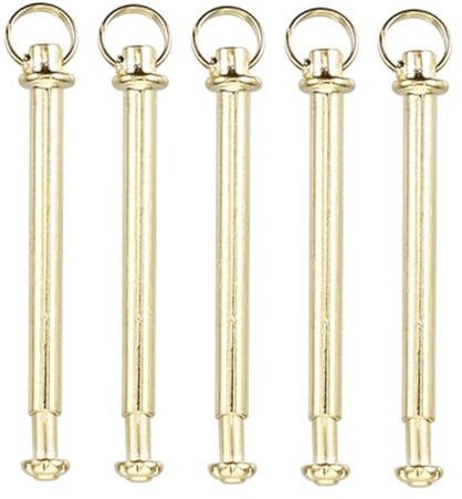 JUMPLAWN Rivet Eventail en Fer Accessoires Essentiels Kit de Réparation 5 Sets Rivets Solide Adaptés Arbre 3mm pour Réparation et Fixation pour Ventilateur Pliant à Main