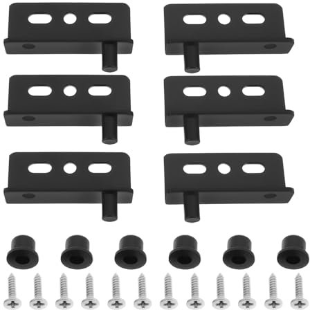 VGOL 10 Unidades Bisagras Pivotantes de 20mm para Puertas de Madera Cajones Muebles Y Armarios Resistentes con Eje Oculto Y Tornillos