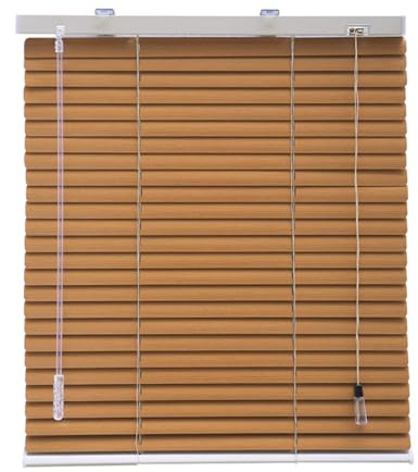 LRYELWA Aluminium Jalousie für Tür & Fenster Blickdicht Sichtschutz Sonnenschutz Lamellenrollo,Verdunkelnd & lichtundurchlässig Jalousette für Innen,Alle Montage-Teile inklusive (90cm x 220cm)