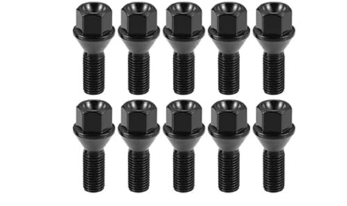 Tornillos perno Rueda Compatible Con E28 E34 E39 2008-2010 Pernos Accesorios Sujetar Los Bujes Los Pernos Del Eje Los Pernos De Los Neumáticos Los Pernos De Acero OEM:36136781150