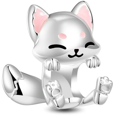 LMLMECREA Charms Anhänger Kompatibel mit Europäische Armbänder | Tiere,Schildkröte,Hund,Katze,Reisen,Eiffelturm,Geschenk für Frauen