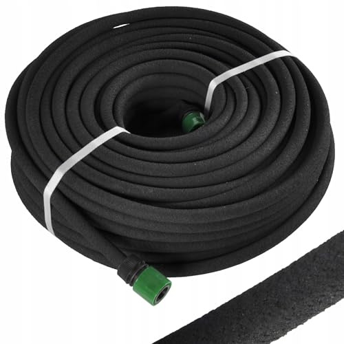 Tuyau microporeux d'irrigation goutte à goutte pour l'arrosage économe du jardin 1/2 50 m