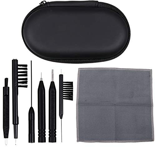 UKCOCO Reinigung Werkzeuge Reinigung Pinsel Ohrhörer Pinsel Kit Reinigung Pinsel Set mit Mikrofaser Tuch Lagerung Fall Zubehör 7 Pcs